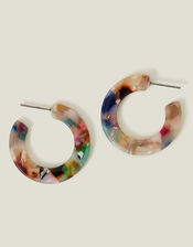 Resin Pastel Chunky Hoops, , large
