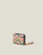 Mini Swirl Print Tassel Purse, , large