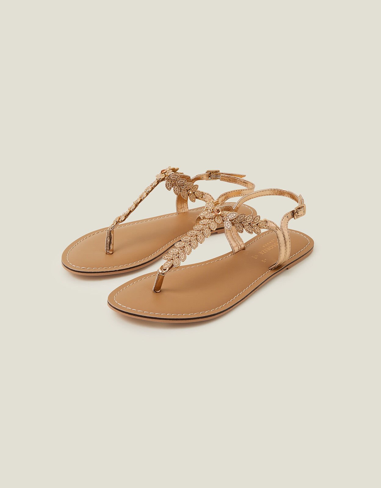 Gold Women's Sandals | Embellished Sandals | Accessorize UK