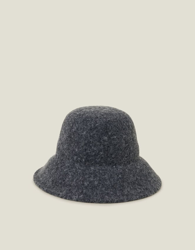 Wool Bucket Hat, Grey (GREY), large