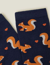 Squirrel Heart Socks, , large