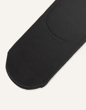 Basic Bamboo Footsie Sock Set, Black (BLACK), large