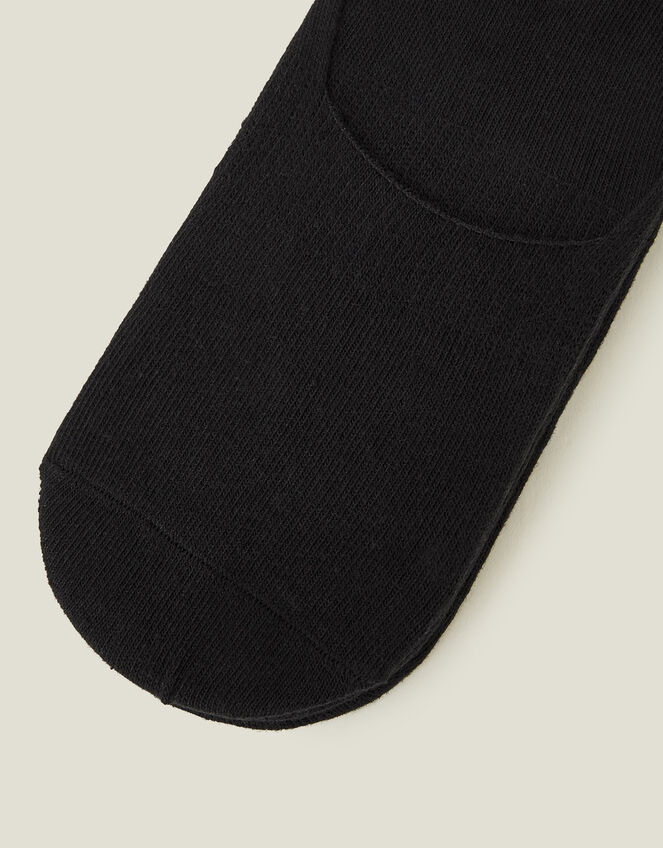 3-Pack Trainer Socks, Black (BLACK), large