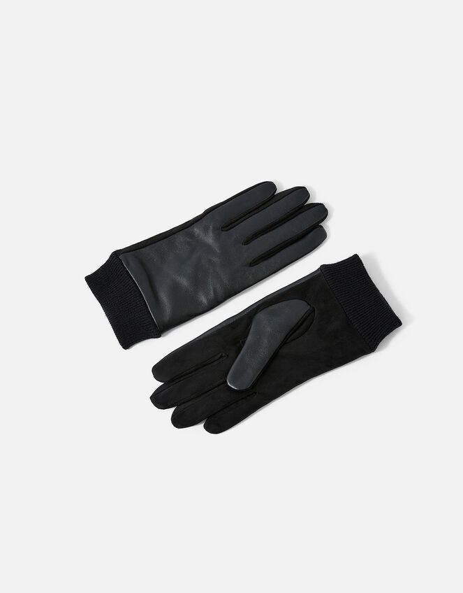 Luxe Sally Leather Gloves Black | Gloves | Accessorize UK