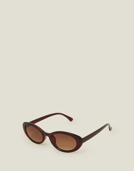 Chunky Oval Sunglasses, , large