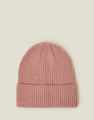 Soho Knit Beanie Hat, Pink (PALE PINK), large