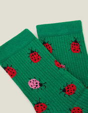 Ladybird Printed Socks, , large