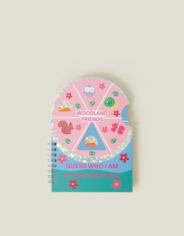 Girls Woodland Stickers and Notebook, , large