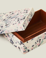 Terrazzo Resin Trinket Box, , large