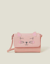 Girls Kitty Cross-Body Bag, , large