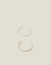 2-Pack Sterling Silver Toe Rings, , large