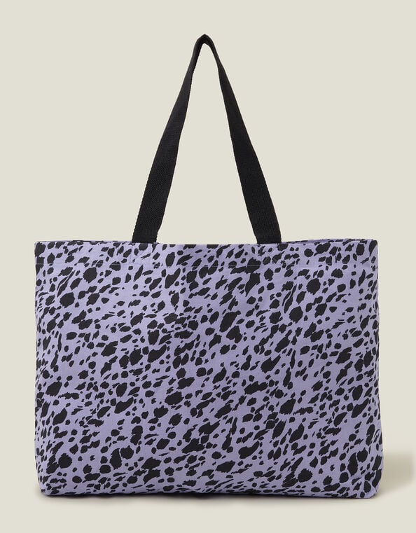 Dalmatian Print Shopper Bag, , large