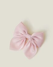 Girls Bow Barette Clip, , large