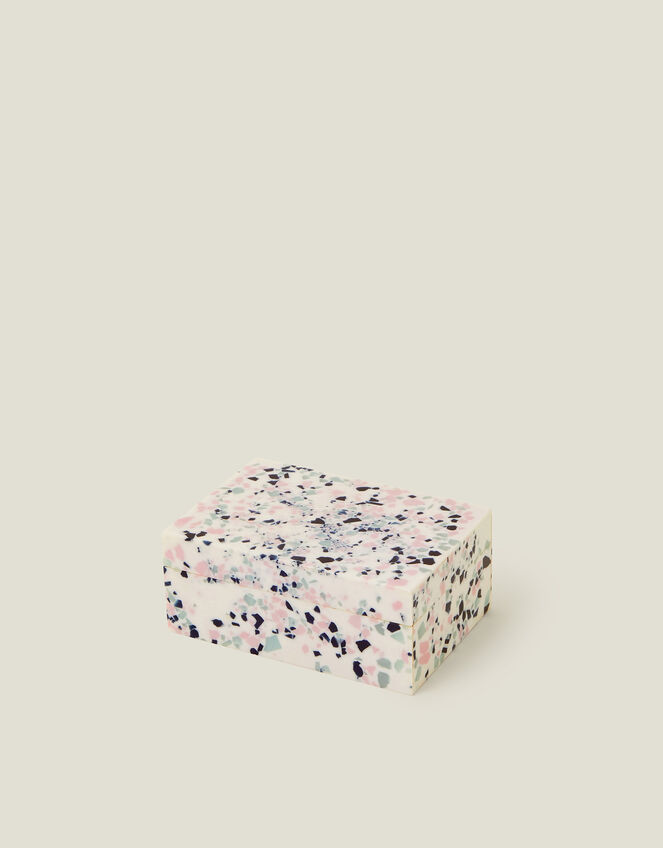 Terrazzo Resin Trinket Box, , large