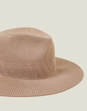 Packable Fedora, Pink (PALE PINK), large