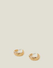 Croissant Hoop Earrings, , large