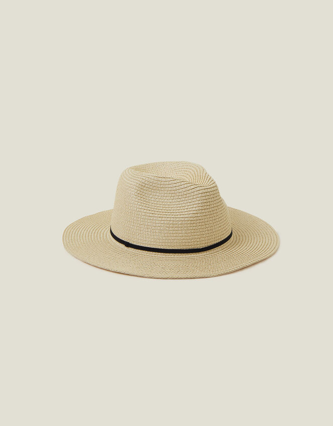 Packable Panama Hat, Natural (NATURAL), large