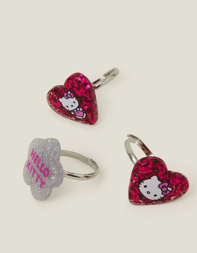 3-Pack Girls Hello Kitty® Glitter Rings, , large