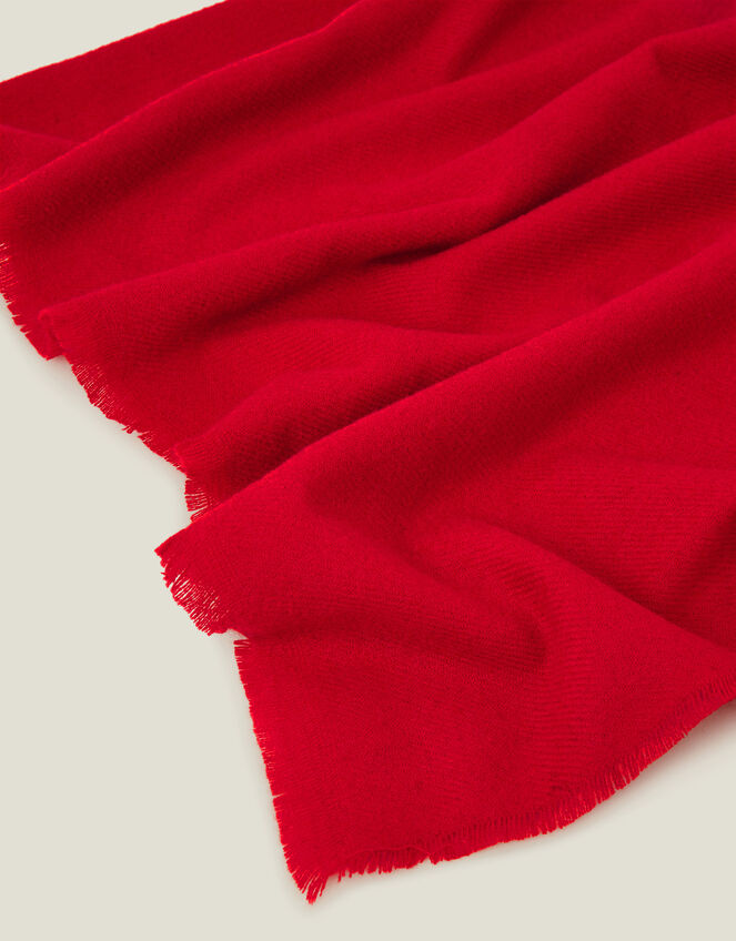 Super Soft Blanket Scarf, Red (RED), large