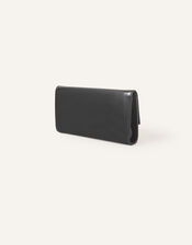 Patent Clutch Bag, Black (BLACK), large