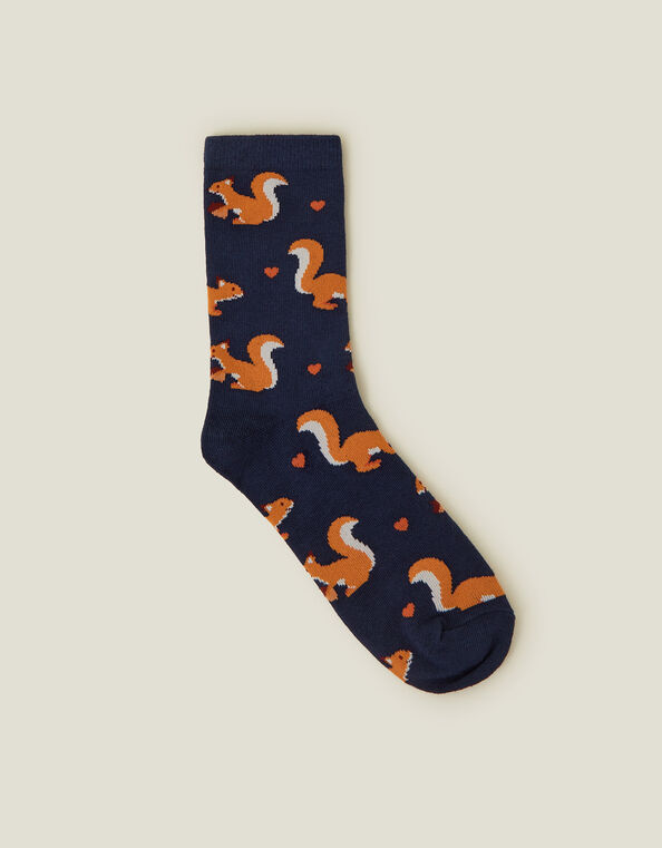 Squirrel Heart Socks, , large