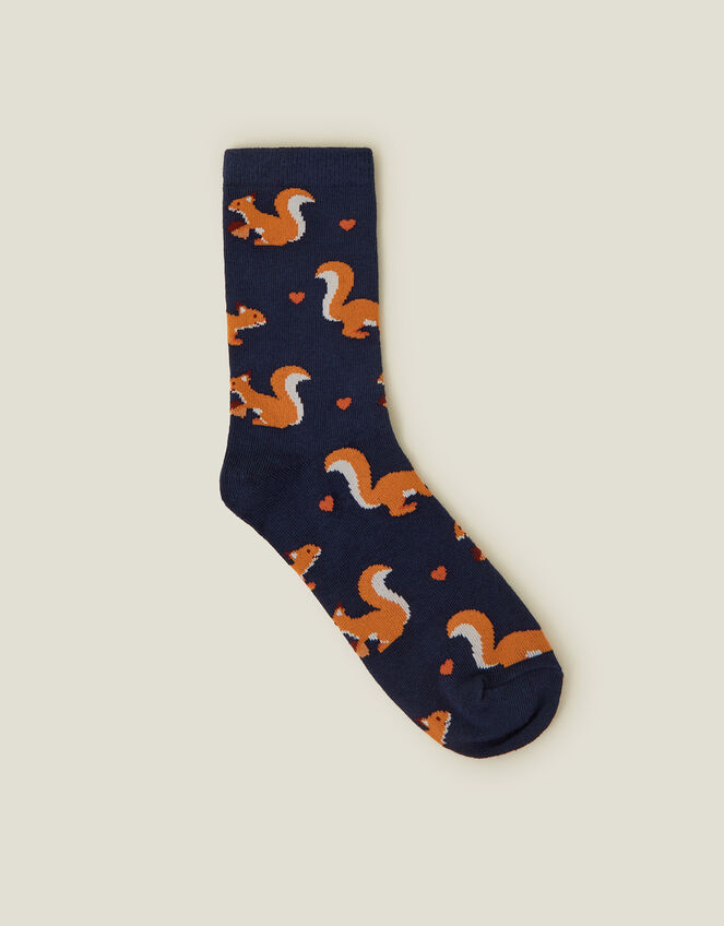 Squirrel Heart Socks, , large