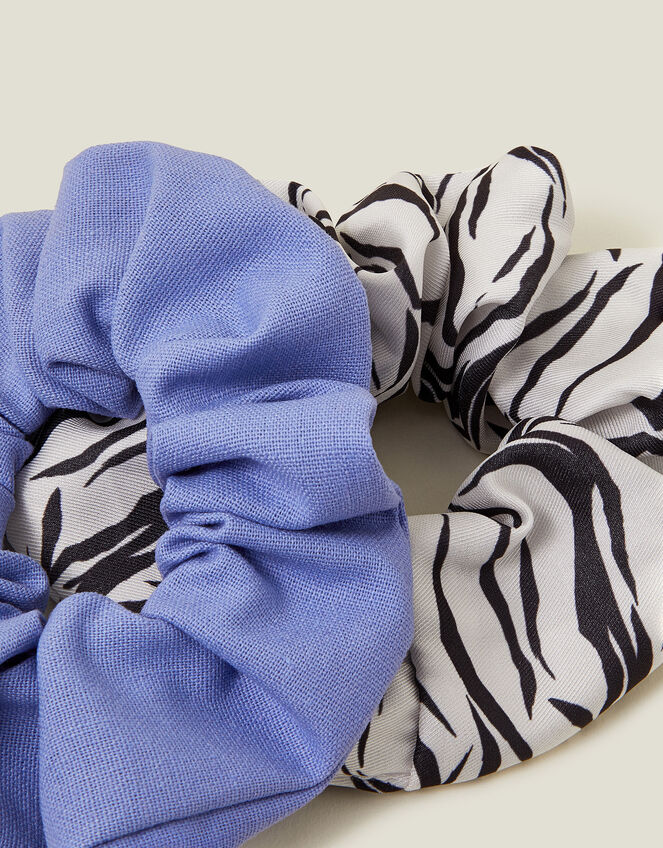 2-Pack Zebra Scrunchies, , large