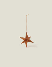 Paper Sparkle Star Decoration, Orange (ORANGE), large