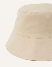 Bucket Hat in Eco-Friendly Cotton , Natural (NATURAL), large