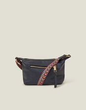 Mini Cross-Body Bag , Blue (NAVY), large