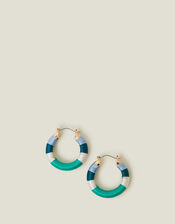 Chunky Thread Hoop Earrings, , large