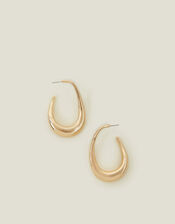 Chunky Hoop Drop Earrings, , large