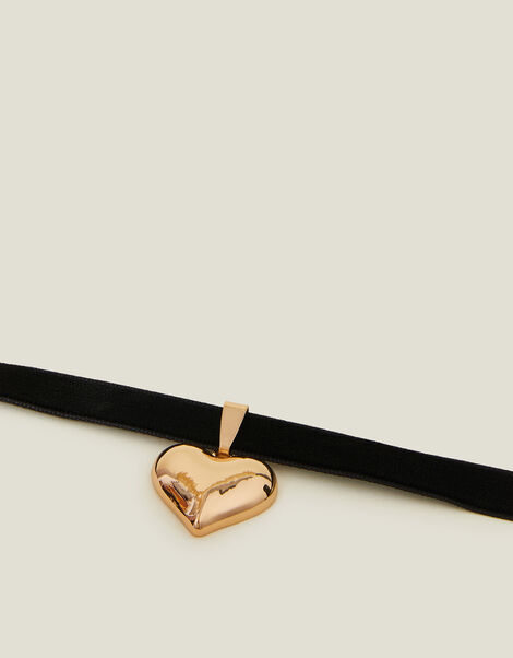 Velvet Heart Choker Necklace, , large