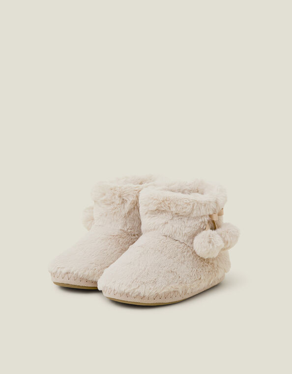 Super Soft Slipper Boots, Cream (CREAM), large