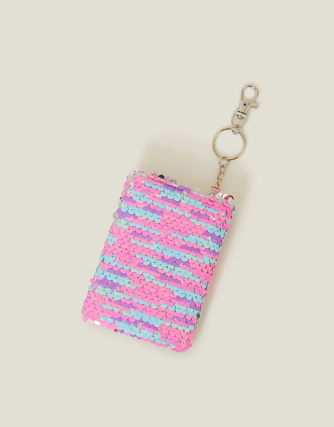 Girls Sequin Notebook Keyring, , large