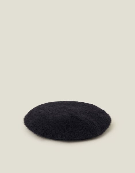 Fluffy Knit Beret, , large