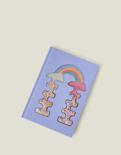 Girls Rainbow Shakey Notebook, , large