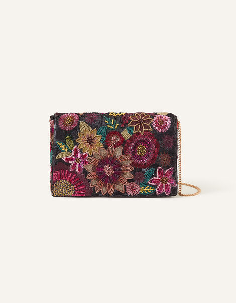 Clutch Bag Handbag Purse Women Evening Party floral Embroidery box clutch  purse