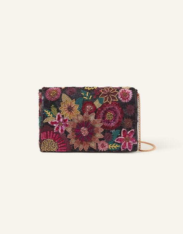 Large Floral Embroidered Plaid Hobo Purse - Mia Jewel Shop - Bag