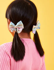 2-Pack Girls Ombre Bow Clips, , large