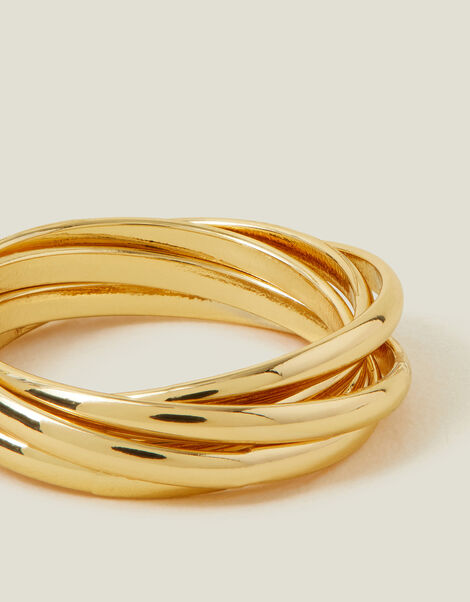 Interlocking Ring, Gold (GOLD), large