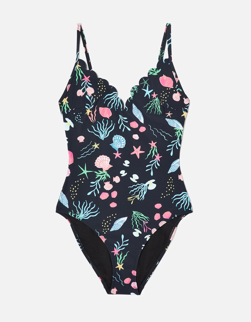 Shoreline Scallop Shaping Swimsuit Multi | Swimsuits | Accessorize Global