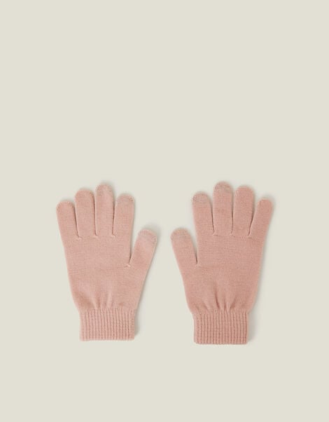 Super Stretch Touch Gloves, Pink (PALE PINK), large