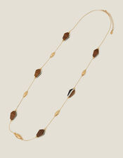 Wooden Bead Long Rope Necklace, , large