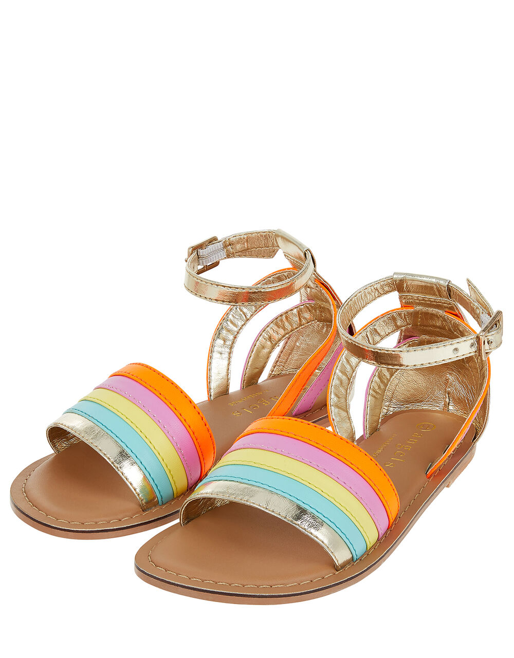 Rainbow Sandals Multi | Girls flip flops & Sandals | Accessorize UK
