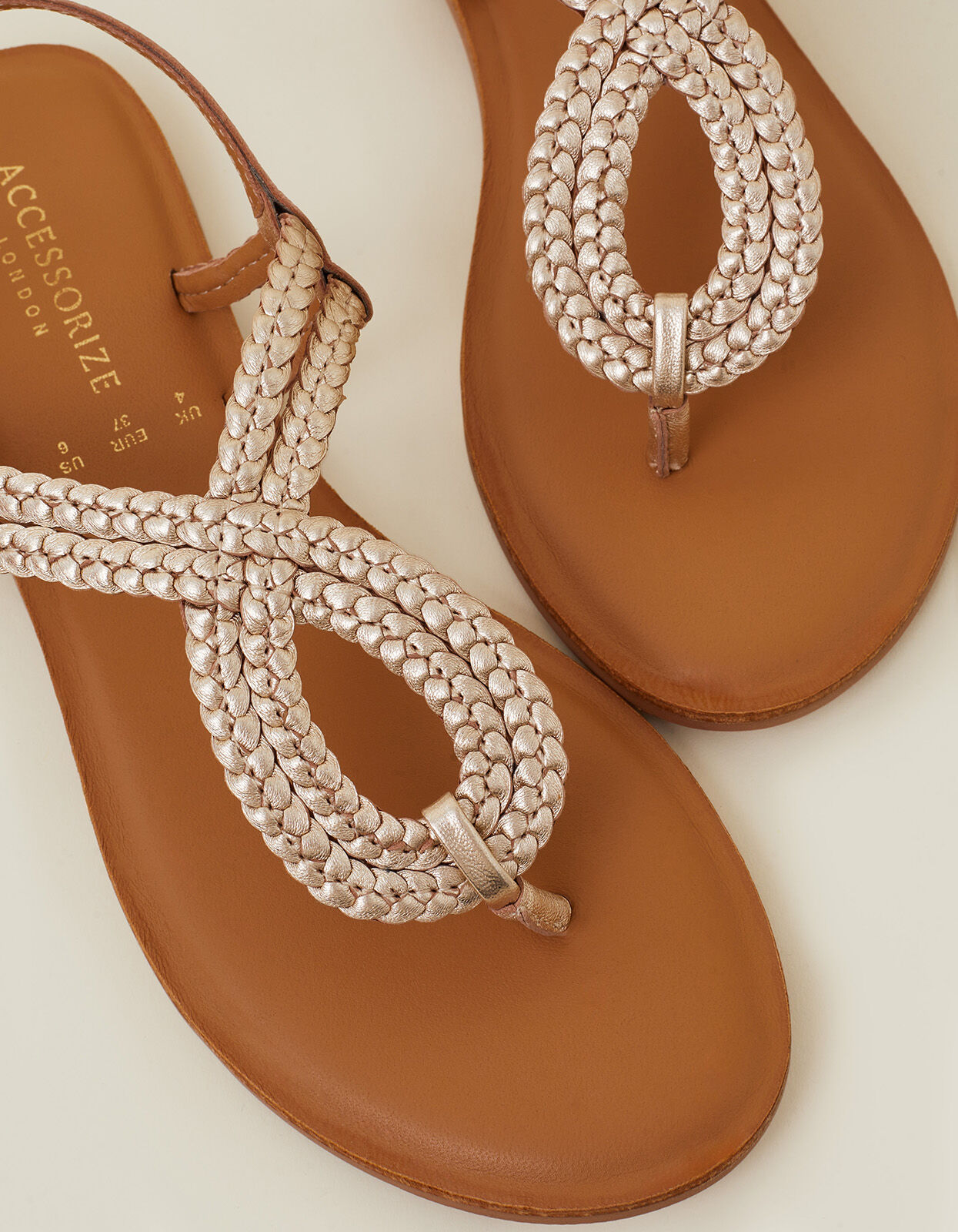 Buy Quality Leather Flat Sandals - SaintG India