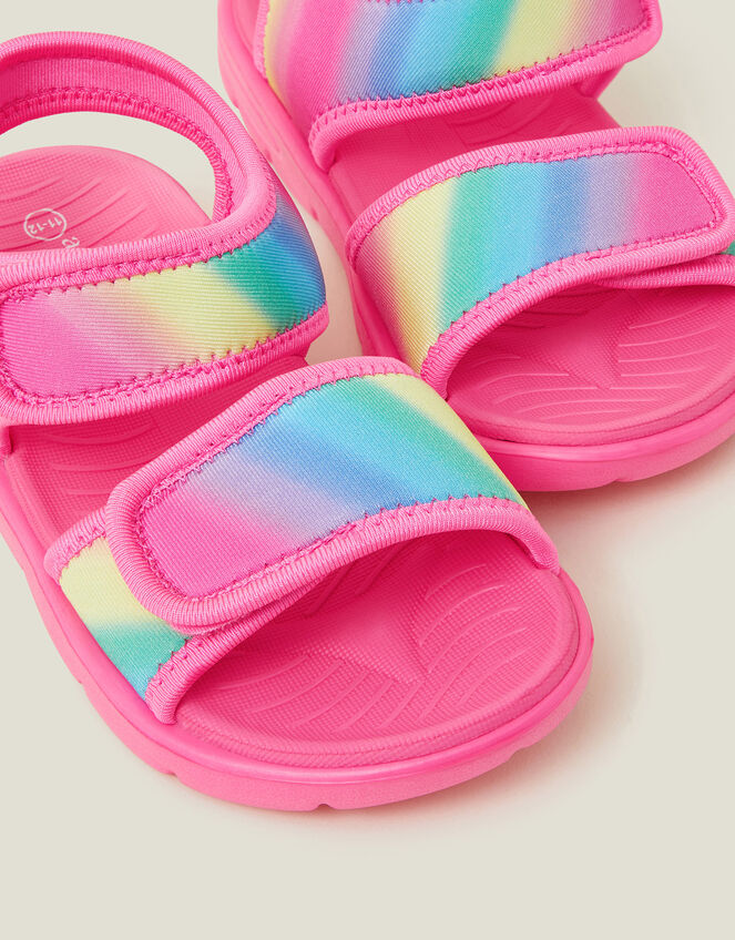 Girls Ombre Sandals, Multi (BRIGHTS MULTI), large