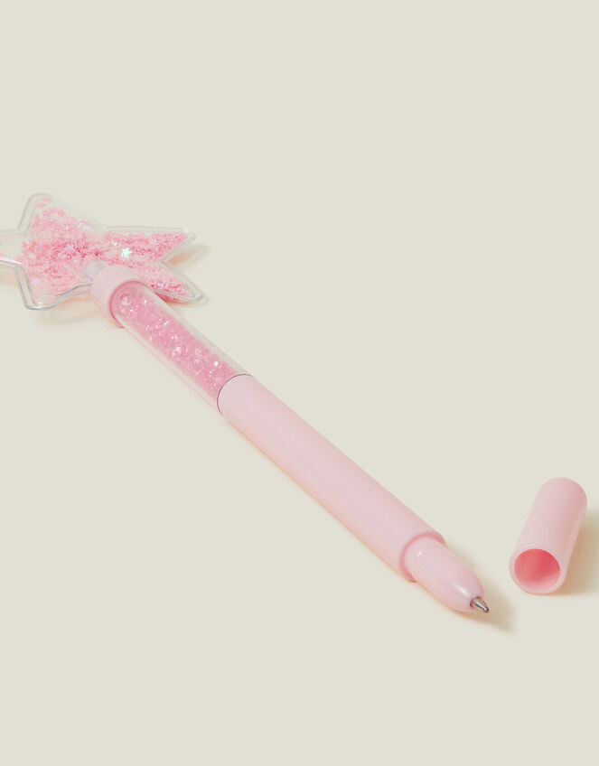 Girls Sequin Star Pen, , large