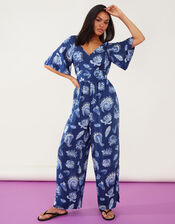 Paisley Jumpsuit, Blue (BLUE), large