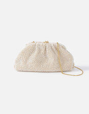 Pearl Cloud Clutch Bag, , large